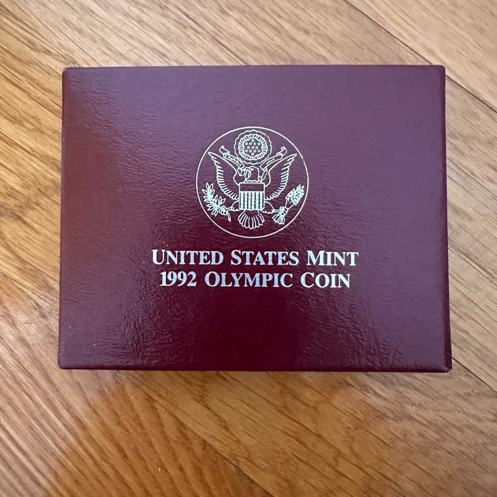 United States Mint 1992 Olympic Coin Box